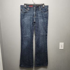 Adriano goldschmield women's jeans the angel bootcut blue size 30 regular